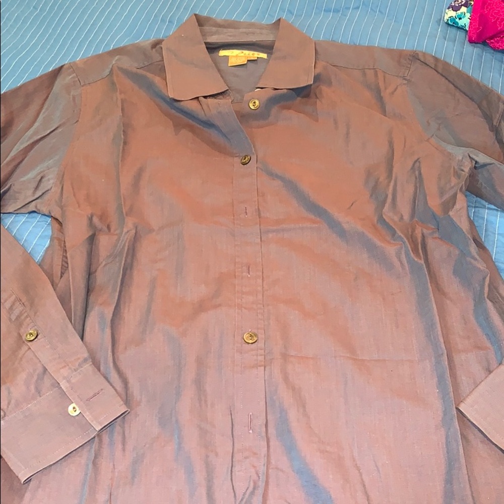 Gorgeous Color Shifting Sz L STUDIO121 Shirt Z06